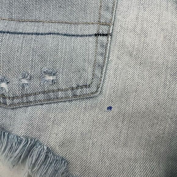 American Eagle Shorts Jeans Women Hi Rise Festival Distressed Size 6 - Picture 2 of 5